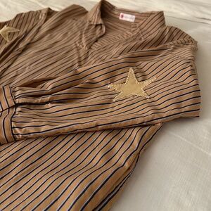 Long Sleeve Dress w/ Stitched Stars